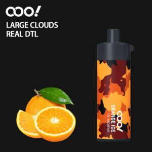 OOO! 橙子冰大烟雾肺吸一次性電子煙12000口 可調節氣流20毫升
